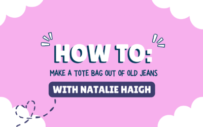 How to: Turn Your Old Jeans into a Tote Bag!